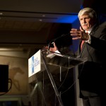 From the archives. General Roméo Dallaire delivers the keynote address at our April 2013 Fundraiser Gala. "These children—used in these scenarios of horror—are just as human as our children. They are not less human; they are equal." Photo: Josh Boyter